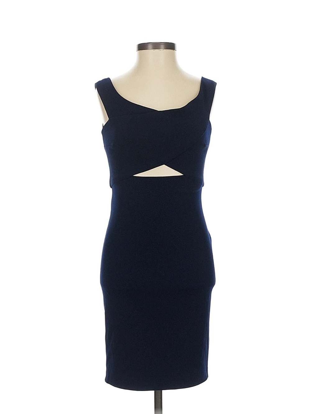 Bec & Bridge Navy Cutout Sheath Mini Dress